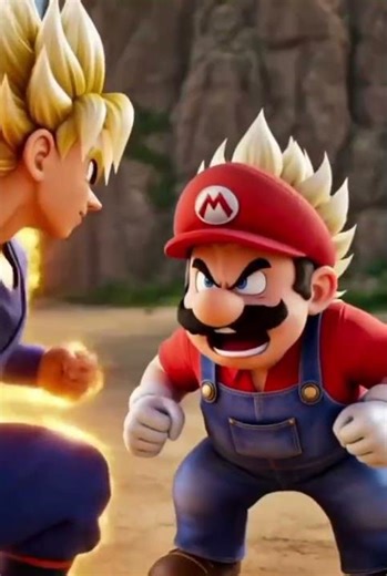 Goku vs mario 😨
