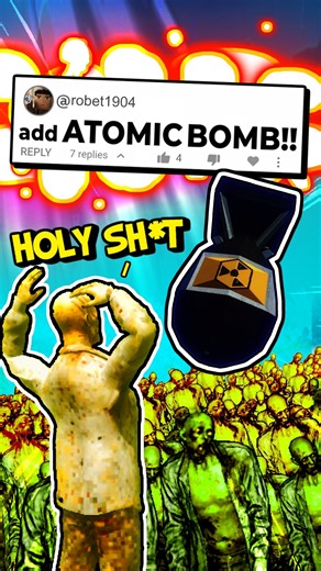 I Added an ATOMIC BOMB to my game #gamedev