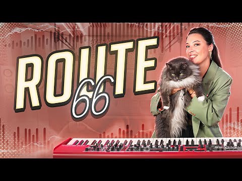 How to Play Route 66 on Piano — Jazz-Blues Style