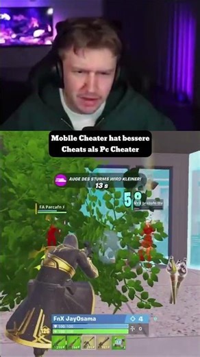 Mobile Cheater hat bessere Cheats als Pc Cheater #fortnite #fortniteclips #viral #foryou #gaming