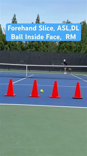 PreBeginner,DS0, Forehand Slice, Ball Inside Face,@A2,ASL,DL, Regular Motion, Music.