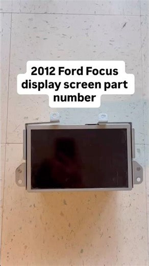 2012 Ford Focus radio display navigation screen part number BM5T-18B955-FC location on car