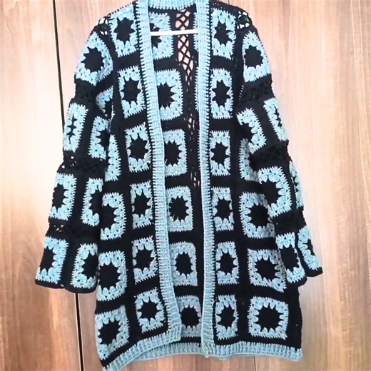 Easy Crochet Granny Square Cardigan Tutorial
