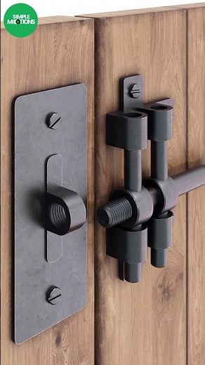 Simple Door Lock Design #shorts #lock #latch