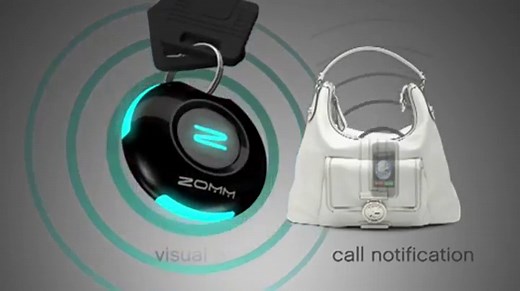 Wireless Leash for Mobile Phones, Bluetooth Speakerphone, and Personal Safety Device - White
