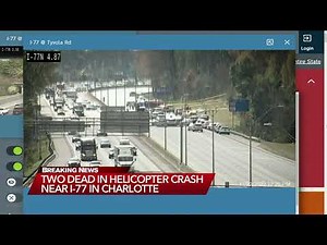 2 killed in helicopter crash near Interstate 77 in south Charlotte