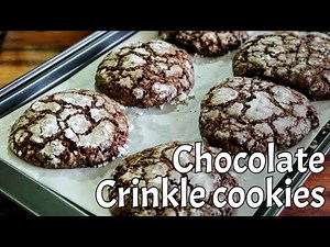 Chocolate crinkle cookies | Easy cookies
