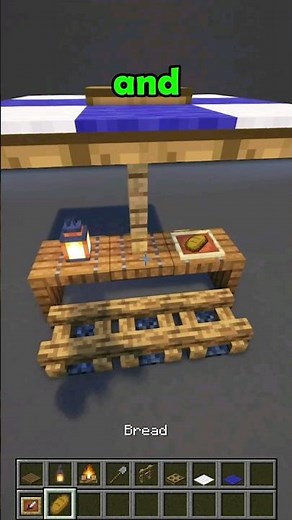 Minecraft Picnic Table 🧺 [Design Tutorial] #minecraft