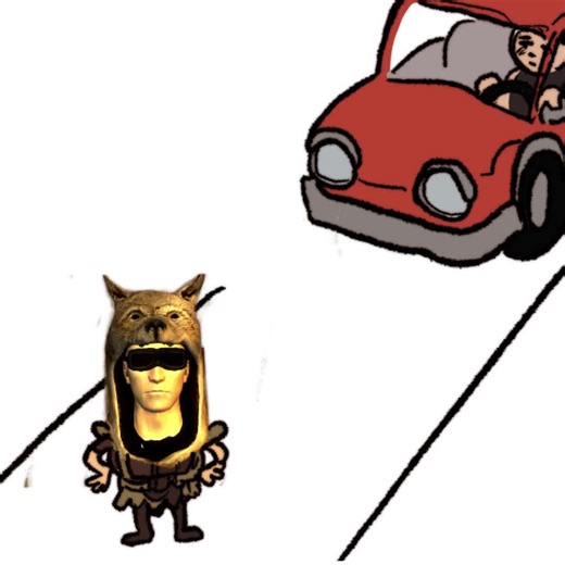 Posting this animation from last year that I STILL think is funny #falloutnewvegas #fnv #vulpesinculta #caesarslegion