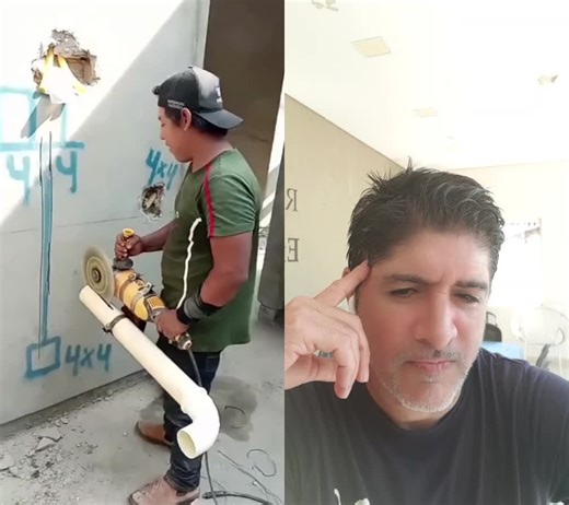 maquina de IA , obrero de consteuccion enloquece ?... #arquitectura #ingenieria #obra #construction #albañileria