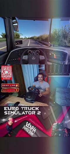 😱 DEU RUIM! Ultrapassagem perigosa termina em desastre #ets2 #ets2mods #ets2shorts