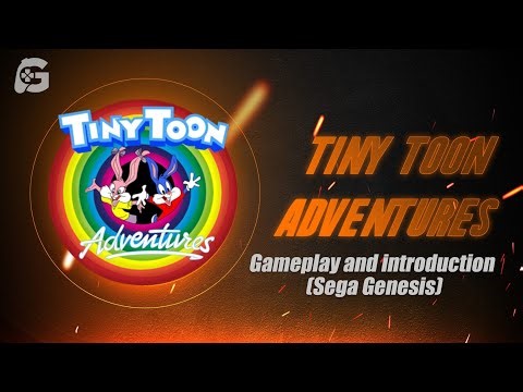 Tiny Toon Adventures (Sega Genesis) | Retro 16-Bit Gameplay and introduction