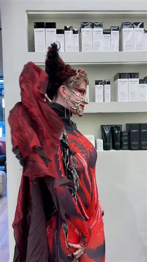 10 comments | A little devilish. A lot iconic.  Watch this transformation from spark to full Underworld Queen, our third look in the 10th Annual Halloween Hair Haunts. Hair: @manemgr Makeup: @christinavidafx Direction: @Addamartist Photography & Post: @tinyshinystudio @eekphotonyc The Devil: @madeleinemorrell | Art+Autonomy | Facebook