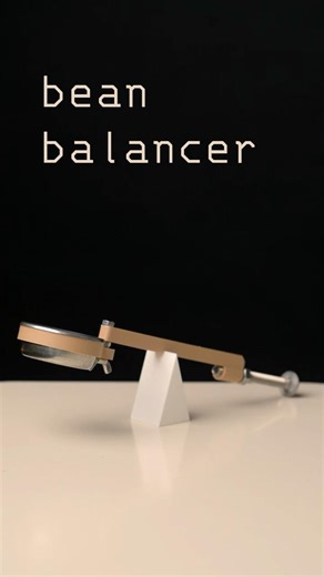 Coffee bean balancer: A Scale That Uses No Electronics #coffee