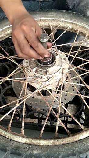 Easy way to install motor bearings. #shorts