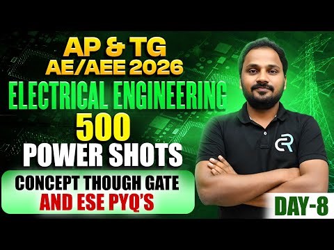 Day 8: AE/AEE Power Shots | Control Systems GATE PYQs Explanation | Useful for AP & TG AE/AEE 2026 |
