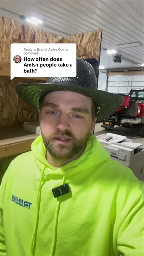 Replying to @Brandi Ables Guin Amish Take a bath every week #amish #fyp #examish
