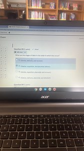 What are the stages of labor in the order in which they occur?... | Filo