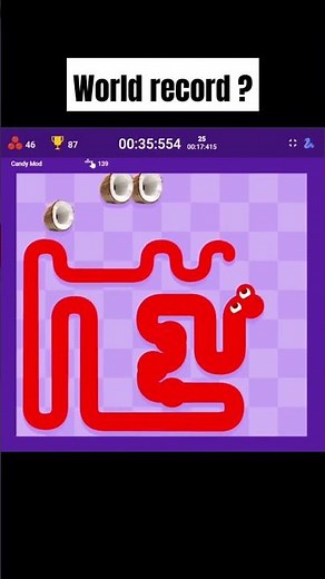 Is this the google snake game world record ? #googlesnake #speedrun #gameplay