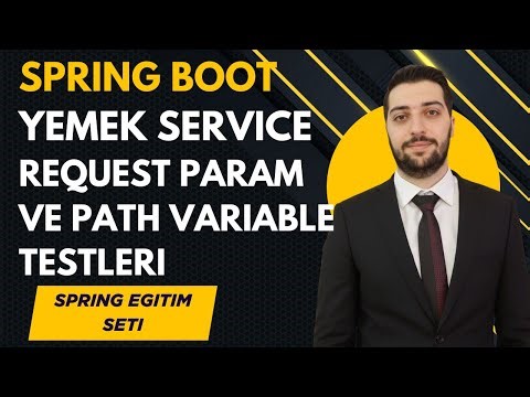 326-Spring Boot Test | Food Service RequestParam and PathVariable Tests | Spring Turkish Education