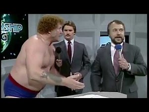 Magnum T. A. Attacks Harley Race. NWA 1986