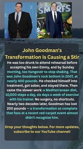 John Goodman's Transformation Is Causing a Stir