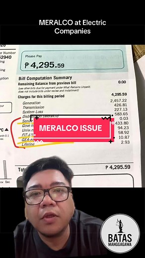 EPIRA Law at Meralco: Paano Pinapasan ang Singil ng Taumbayan?