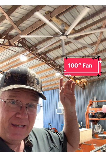 84-100 Inch Industrial Ceiling Fan with Remote Control