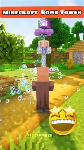 Minecraft Witch Bomb Tower✨🤩
