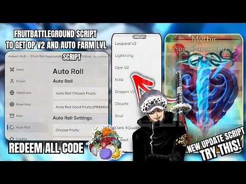 Fruit Battlegrounds: OPE V2 Auto Farm Script That EVERY Player Needs!🤯