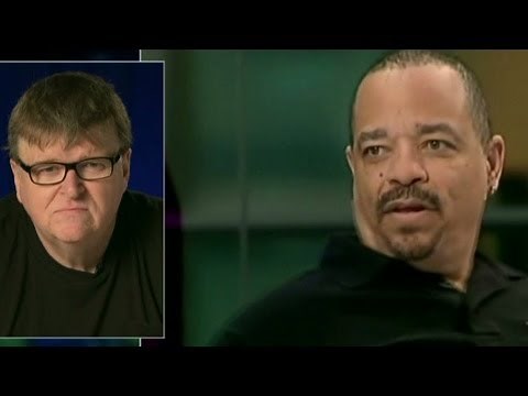 Ice T's gun comment leaves Michael Moore cold