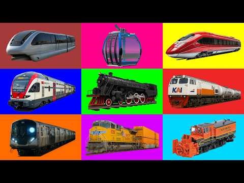 Surprise Spin: Steam Locomotive, Shinkansen, Intercity Train, Container Train, Subway, Tanker Train