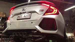 7.2K views · 28 reactions | Honda Civic FC RS turbo  •PRL intercooler •PRL front pipe •PRL downpipe •Catback •Y pipe axleback •Borla S type copy muffler (2) (Made by us, fiberpacked) •Custom quad muffler tip 304 stainless, tigweld 3 years warranty  Message us for inquiries  #CRLperformance | CRL PERFORMANCE | Facebook