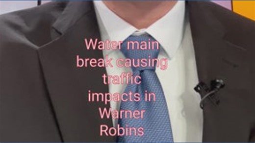 Warner Robins traffic water main break | What to know