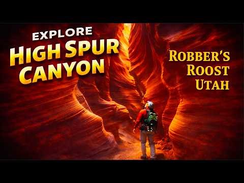 Utah's High Spur | The BEST Slot Canyon You've NEVER SEEN! [4K UHD]