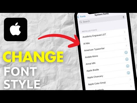 How To Change Font Style On iPhone - Full Guide
