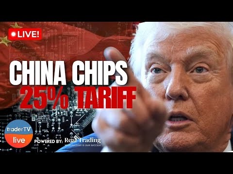 Trump’s 25% AI Chip Tariff Explained: Why NVDA, AMD, & TSMC are Ripping Higher🤯 | Jan 15 LIVE