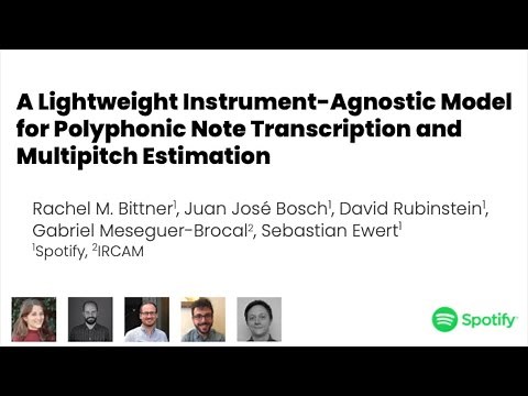 Basic Pitch’s machine learning model at IEEE ICASSP 2022