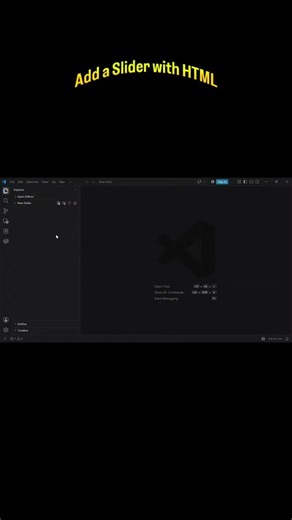 Create a Slider Using HTML! 💻🎚️ #coding