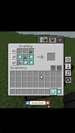 New recipe unlock Part-16 ☠️🗿 #minecraft #short