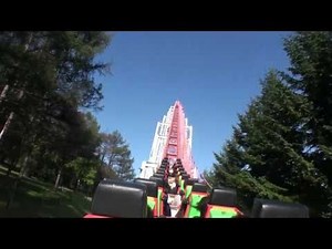 Loop the Loop Shuttle Loop Roller Coaster Onride POV Rusutsu Resort Japan