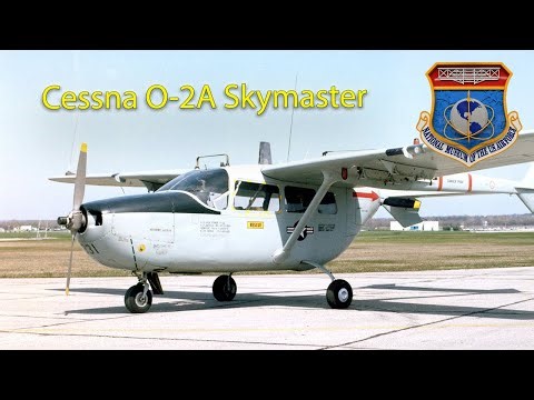 Cessna O-2A Skymaster (Drone View)