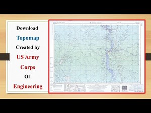 How to download Topomap Created by the US Army Corp of Engineering anywhere in the World.