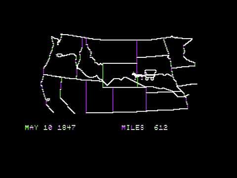 Oregon Trail -v3 (1980) - Apple II - WIN! HD