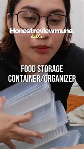One of the best small apartment organization tips I learned: using stackable food storage containers. Less mess, less food waste, and mas madaling mag-budget when you can actually see what you have. #foodorganizer #apartmentliving #budgetfinds