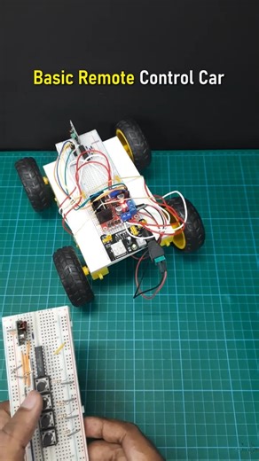 Simple DIY Remote Control Car #electronics #diy