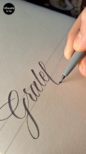 Thank you so much #calligraphy #calligraphyisfun #lettering #handwriting #viral #trending | Calligraphy IsFun