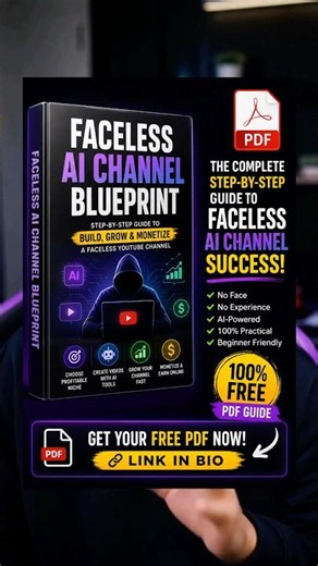How to Start a Faceless AI YouTube Channel in 2026 🤖 | Free Step-by-Step Blueprint