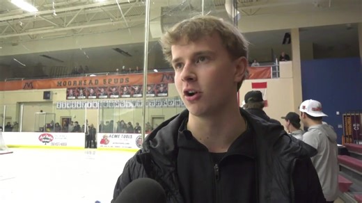 WATCH: A night of celebration at Moorhead HS. Spud Boys Hockey raises its 2024-25 championship banner. Hear from Matt Cullen, Dennis Bushy, Mason Kraft, Tyden Bergeson and Jon Ammerman on the special night. FULL LIVE SPORTS BLOCK (includes highlights of Spuds BBB and GBB wins over West Fargo : https://youtu.be/FeyV6U3rgCc Throughout the night Ryan Bowlin-KVRR spoke to several other members of Spuds hockey...stay tuned for those interviews. Follow The Puck - Minnesota HS Hockey Follow The Puck Le