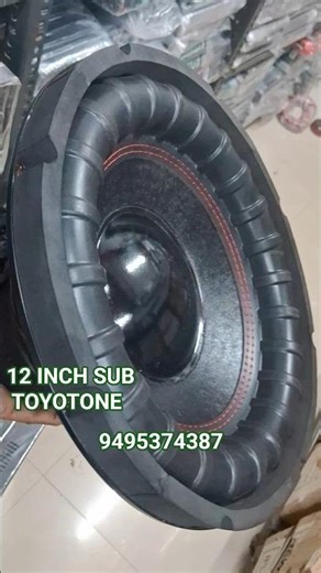 12 INCH SUB TOYOTONE (NEW 16/04/2026)#goldenaudios #shots #shotsfeed #subwoofer